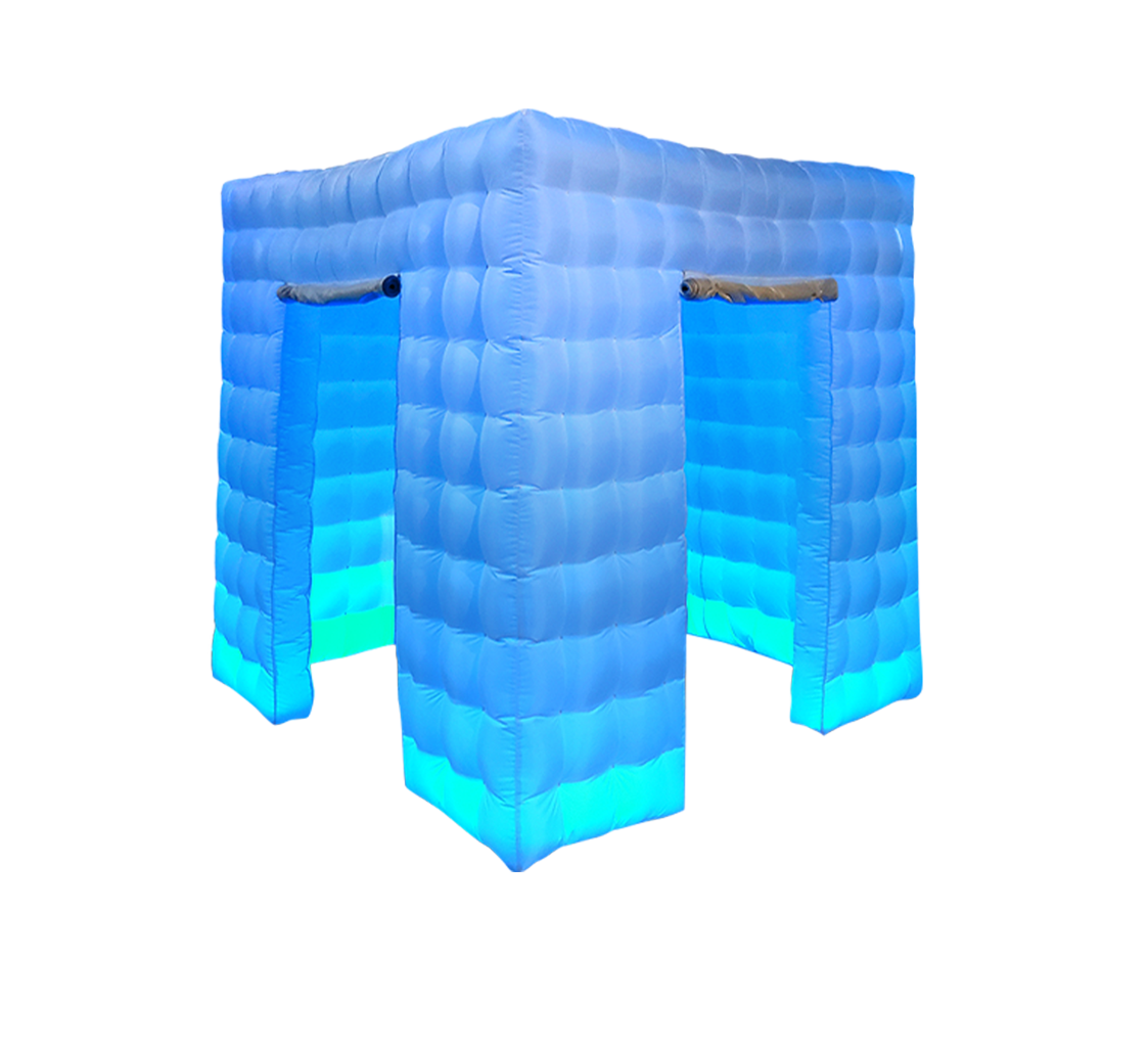 Cabina Inflable de fotografias - 2 puertas color blanco