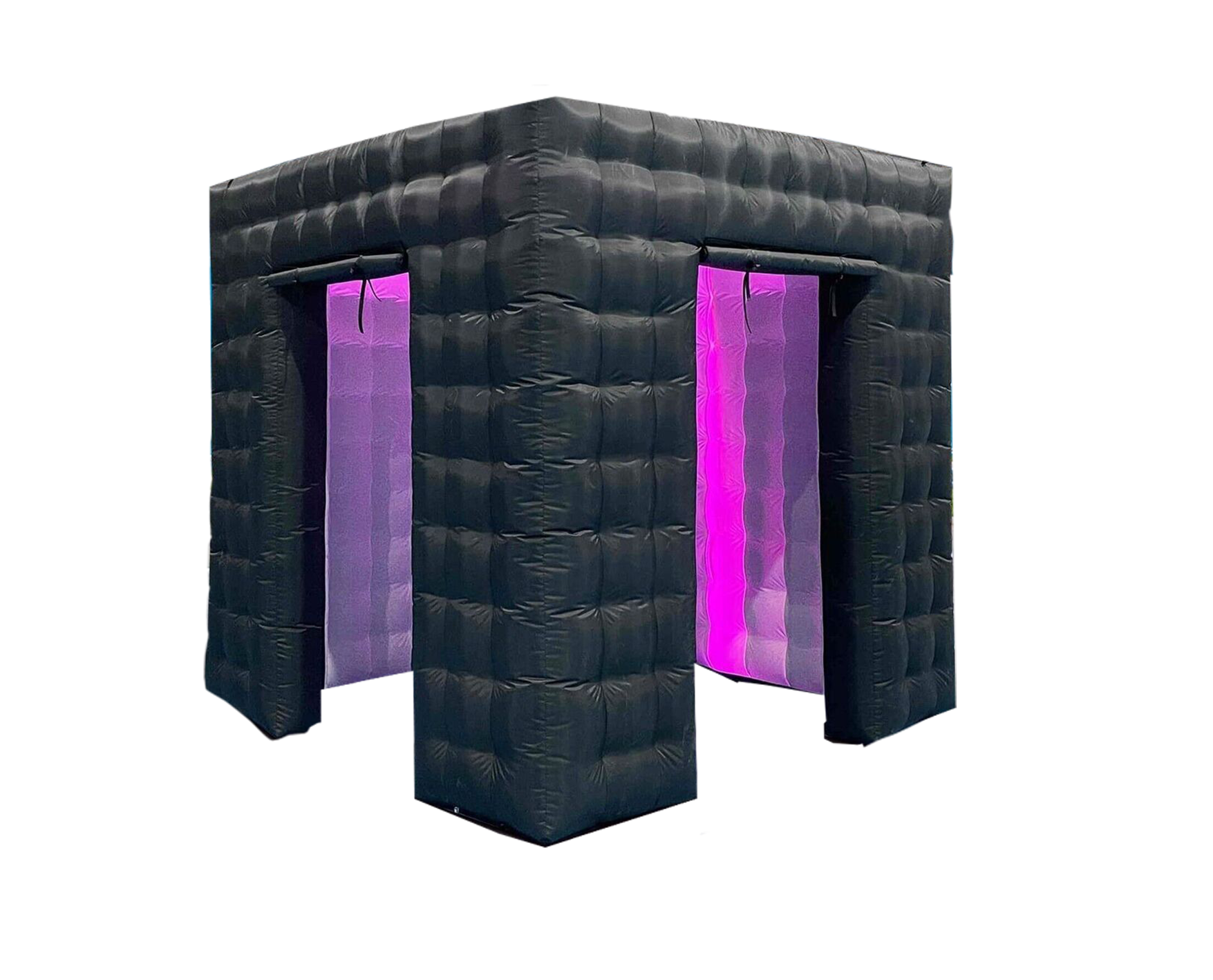 Cabina Inflable de fotografias - 2 puertas color negro